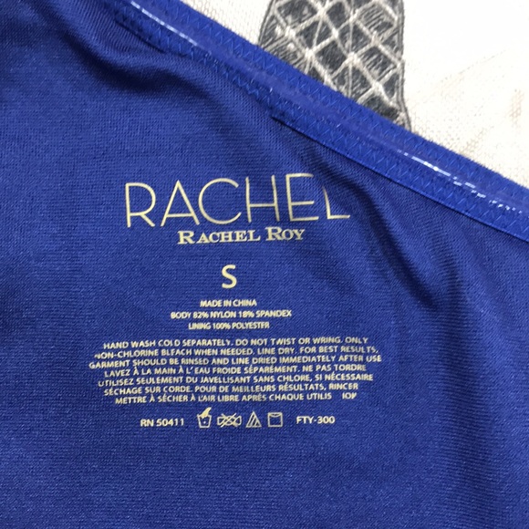 💥Rachel Rachel Roy Ribbed One-Shoulder Swimsuit - Picture 5 of 7